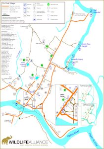 Map of Chi Phat village
